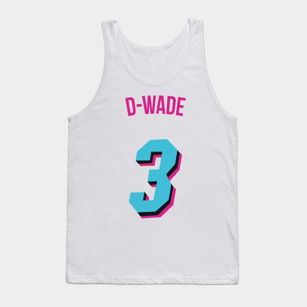 Dwyane Wade 'D Wade' Nickname Jersey - Miami Heat Tank Top by xavierjfong